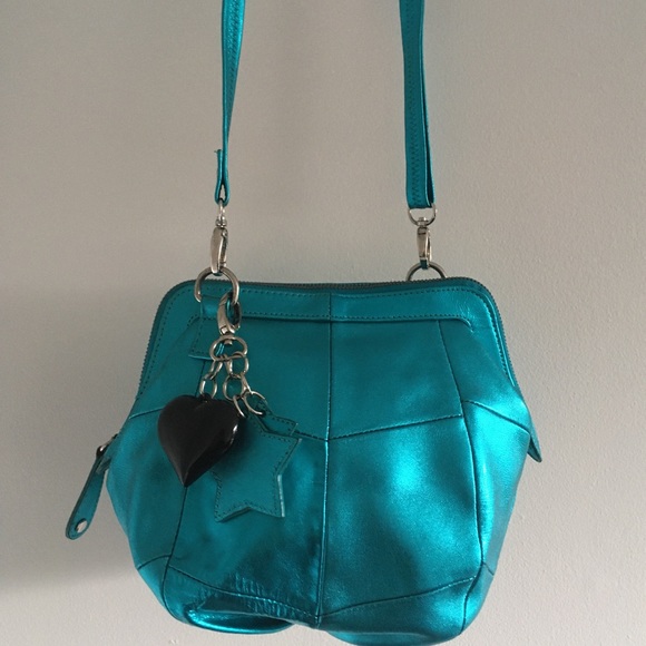 Mellow Yellow metallic blue bag - Picture 6 of 6